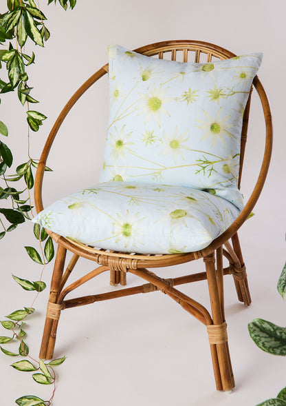 Flannel Flower 100% Linen Cushion cover