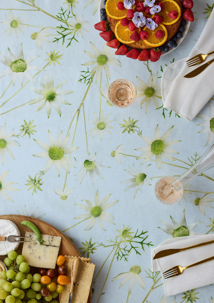 Flannel Flowers Tablecloth
