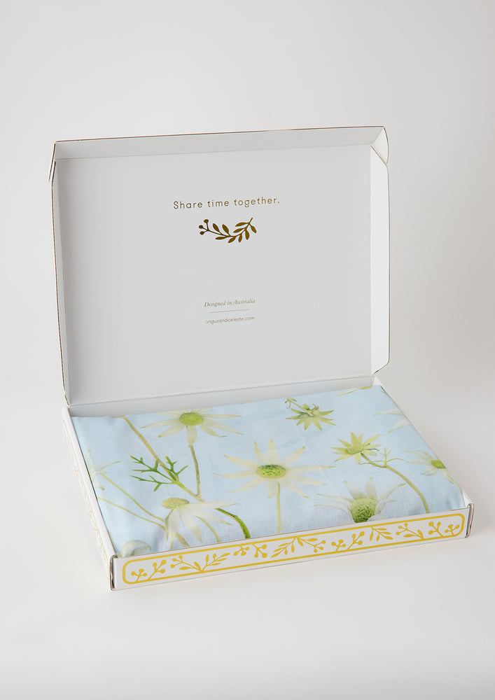 Flannel Flowers Tablecloth