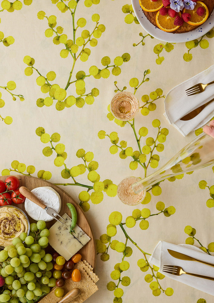 Yellow Wattle Tablecloth