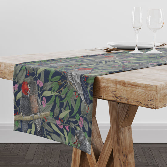 Gang Gang Linen Table Runner PRE ORDER