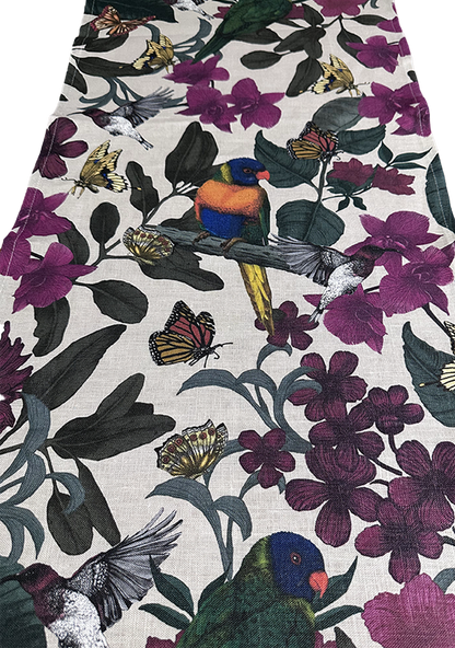 Lush Forest Linen Table Runner PRE ORDER