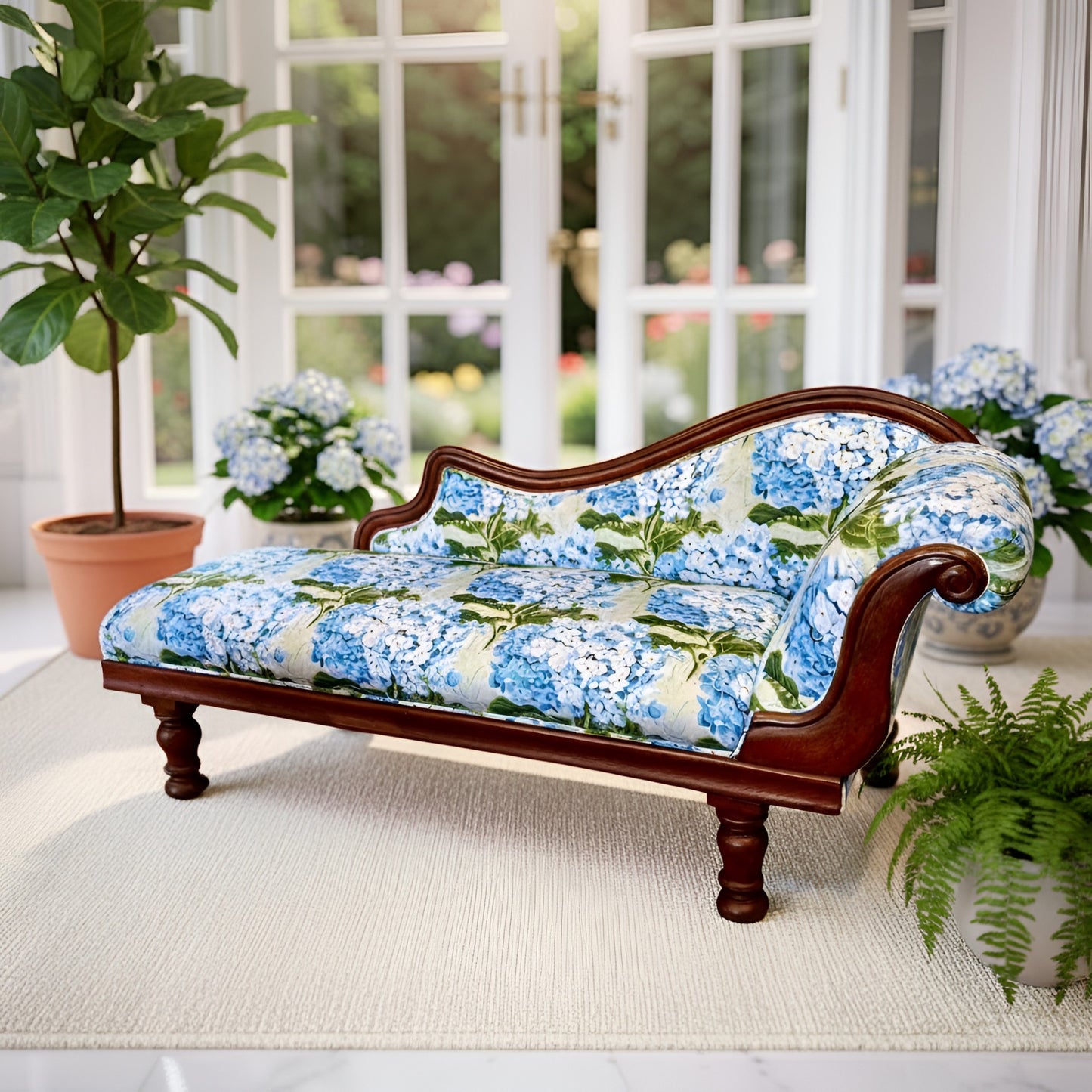 Hydrangea Chaise Lounge