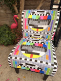 TV Test Pattern Chair