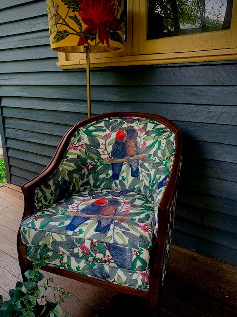 Gang Gang Cockatoos cushion cover PRE ORDER
