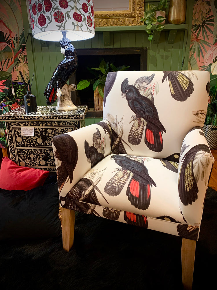 Black Cockatoo Armchair PRE ORDER