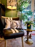 Racing Stripes Leather Chair