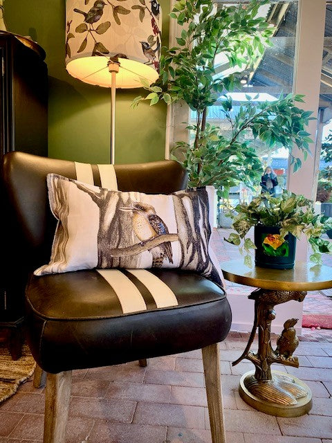 Racing Stripes Leather Chair