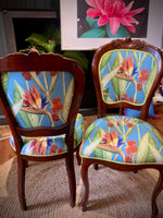Revamped Bird of Paradise Balloon Back chair