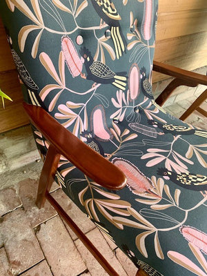 Cockatoo and Banksia Restored 50's TV chairs - two available