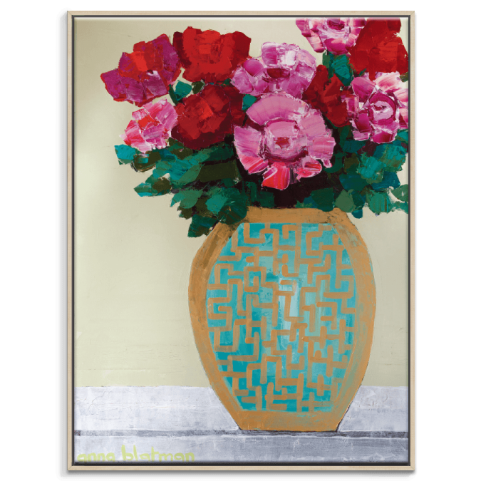 Patterned Vase by Anna Blatman