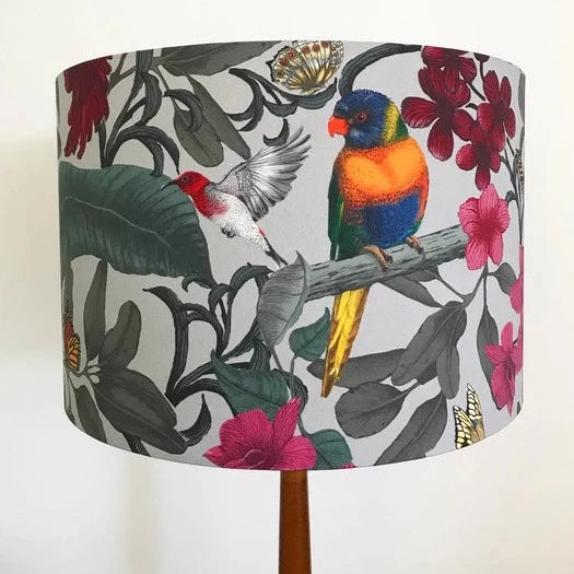 Custom Made Lorikeet lampshade