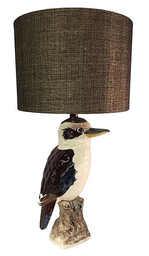 Ceramic kookaburra lampbase