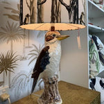 Ceramic kookaburra lampbase