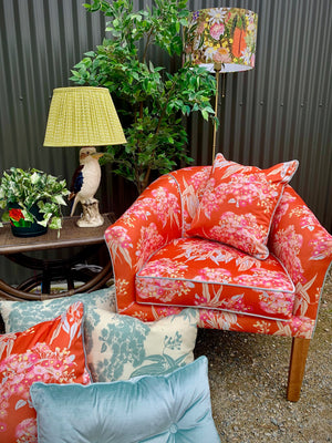 Orange Ficifolia tub chair