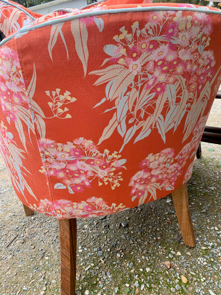Orange Ficifolia tub chair