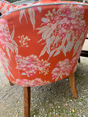 Orange Ficifolia tub chair