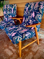 Cockatoo and Banksia Restored 50's TV chairs - two available