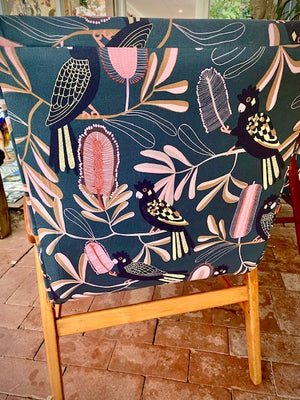 Cockatoo and Banksia Restored 50's TV chairs - two available