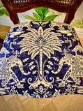 Restored vintage rattan backed chair