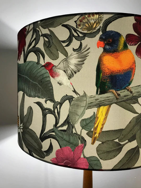 Custom Made Lorikeet lampshade