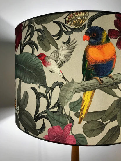 Custom Made Lorikeet lampshade
