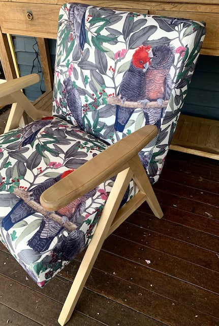 Gang Gang Cockatoo armchair