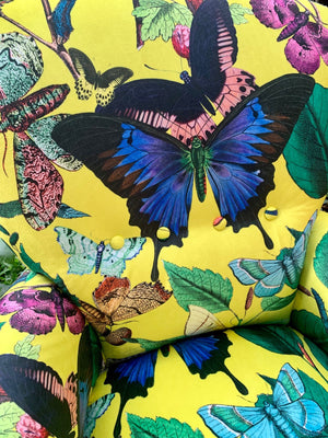 Bright Butterfly Wingback