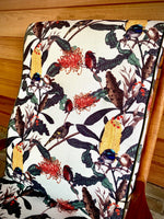 Beautifully restored mid century chair in Banksia Medley fabric