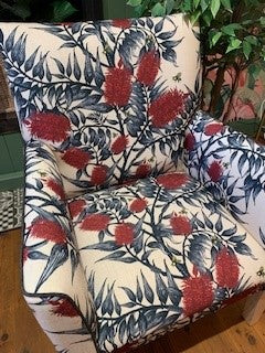 Bees in the Bottlebrush Armchair PRE ORDER