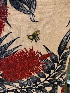 Bees in the Bottlebrush Armchair