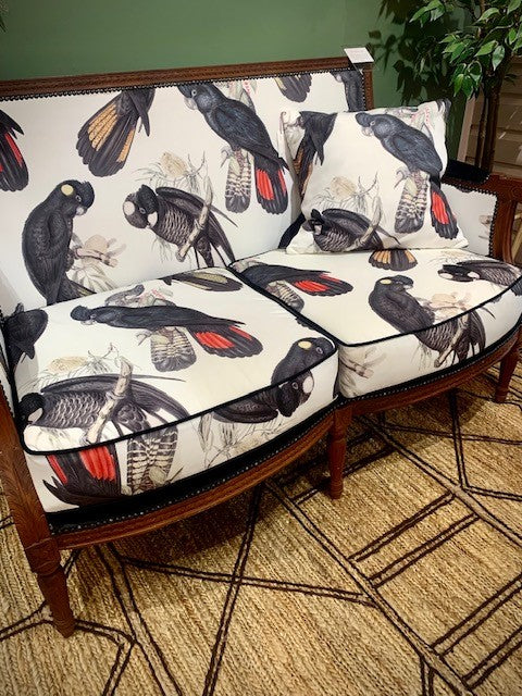 Black Cockatoo Mahogany Two Seater