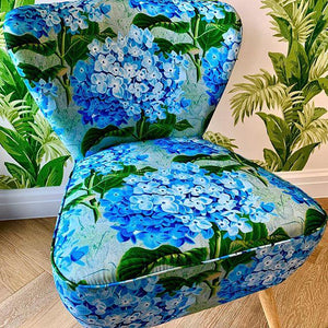 Blue Hydrangea chair
