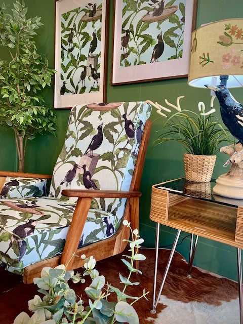 Magpies and Blue Skies TV Chair