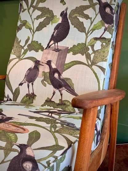 Magpies and Blue Skies TV Chair