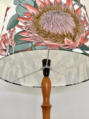 Large scale protea lampshade