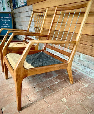 Van Treight 1950's lowline chair - choose your fabric for new upholstery